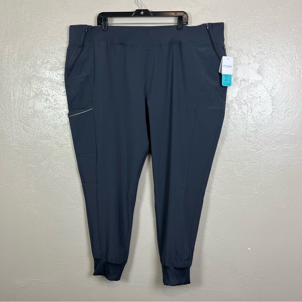 Cherokee Infinity Women's Mid Rise  Jogger Scrub Pants‎ Size 4XL
